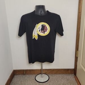 NFL Redskins Men's T-Shirt TX3 COOL Black - Size (S) - Excellent Condition